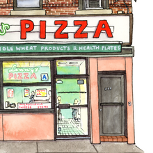 Load image into Gallery viewer, Lenny's Pizza in Brooklyn Colouring Page