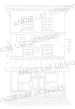 Load image into Gallery viewer, Le Consulat Café of Paris Colouring Page