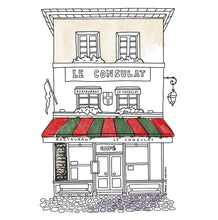 Load image into Gallery viewer, Le Consulat Café of Paris Colouring Page