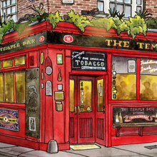 Load image into Gallery viewer, The Temple Bar Pub of Dublin | Watercolour Art Print