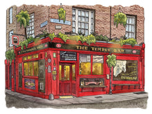 Load image into Gallery viewer, The Temple Bar Pub of Dublin | Watercolour Art Print