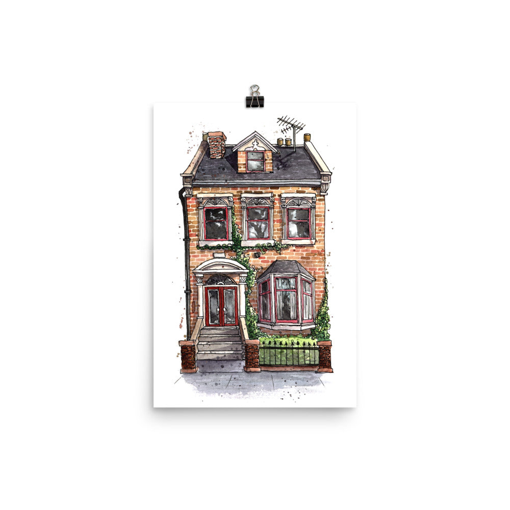 水彩藝術微噴複製畫 | 西門町街屋 | 台灣 | Watercolour Giclée Print | retailer Ximending Townhouse | Taiwan