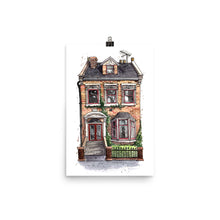 Load image into Gallery viewer, London Townhouse Downloadable Colouring Page