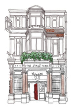 Load image into Gallery viewer, The Stag's Head Pub of Dublin Downloadable Colouring Page