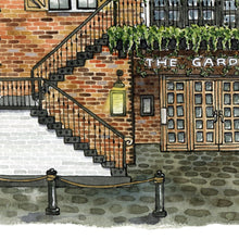 Load image into Gallery viewer, The Gardener of Ashton Lane Scotland | Watercolour Art Print