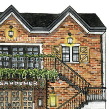 Load image into Gallery viewer, The Gardener of Ashton Lane Scotland | Watercolour Art Print