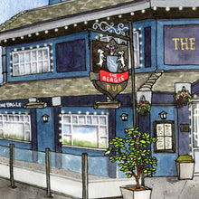 Load image into Gallery viewer, The Beagle Pub of Cook Street Victoria | Watercolour Art Print