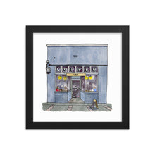 Load image into Gallery viewer, Habit Coffee Shop Victoria BC | Watercolour Art Print