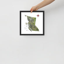 Load image into Gallery viewer, Rustic Map of British Columbia | Watercolour Art Print