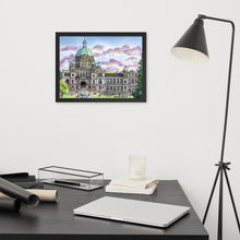 Load image into Gallery viewer, Victoria Parliament Building at Sunset | Watercolour Art Print