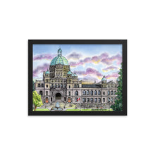 Load image into Gallery viewer, Victoria Parliament Building at Sunset | Watercolour Art Print