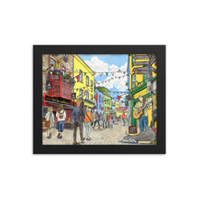 Load image into Gallery viewer, The Lively Streets of Galway | Watercolour Art Print