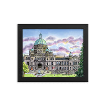 Load image into Gallery viewer, Victoria Parliament Building at Sunset | Watercolour Art Print