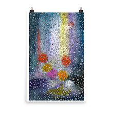Load image into Gallery viewer, Raindrops on the Window | Watercolour Art Print