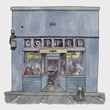 Load and play video in Gallery viewer, Habit Coffee Shop Victoria BC | Watercolour Art Print
