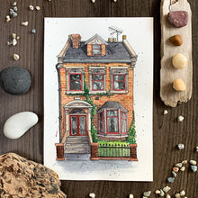 Load image into Gallery viewer, London Townhouse (Original) | Watercolour Painting

