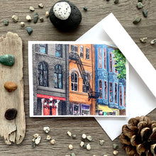 Load image into Gallery viewer, Gastown Vancouver BC Watercolour Art Cards
