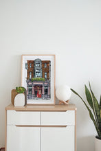 Load image into Gallery viewer, The Stag&#39;s Head Pub of Dublin  | Watercolour Art Print
