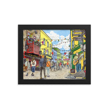 Load image into Gallery viewer, The Lively Streets of Galway | Watercolour Art Print

