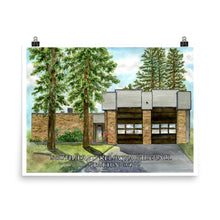Load image into Gallery viewer, Station #7 Firehall Watercolour Art Print
